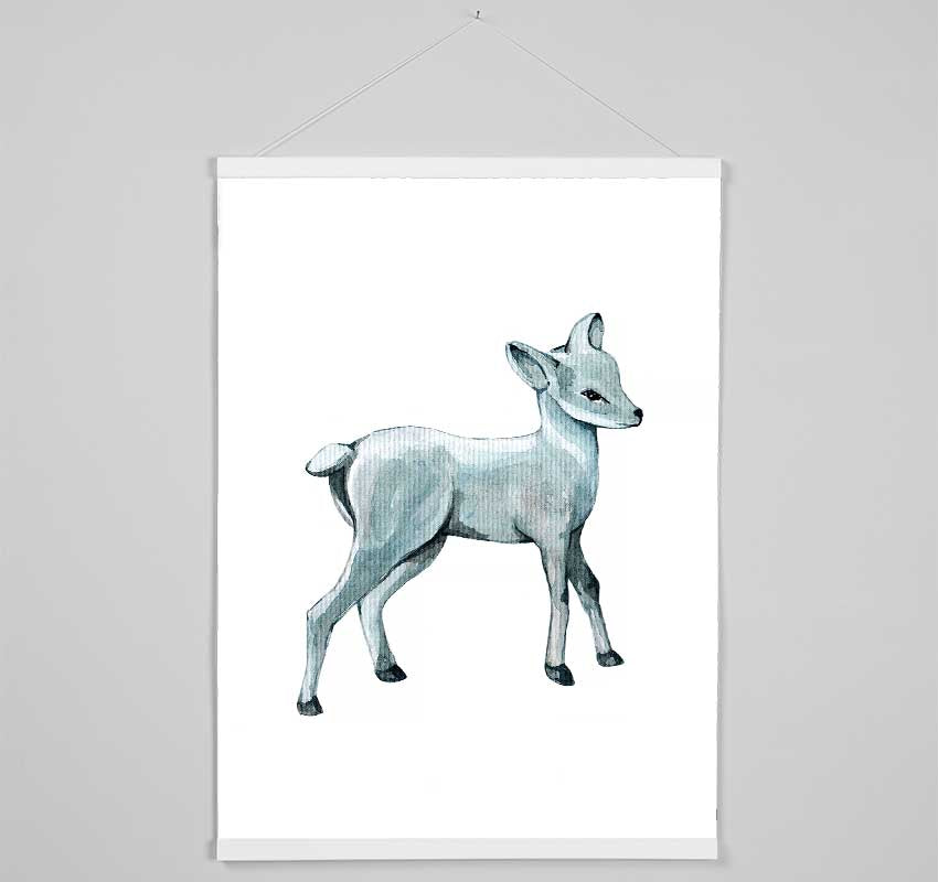 Baby Deer Fawn Hanging Poster - Wallart-Direct UK