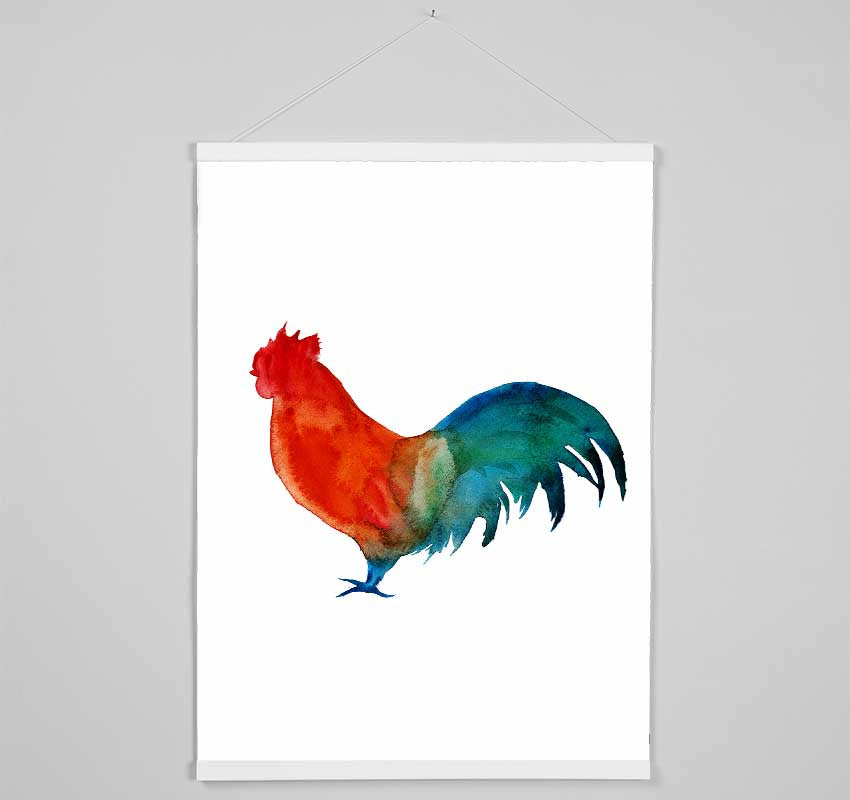 Rainbow Hen Hanging Poster - Wallart-Direct UK