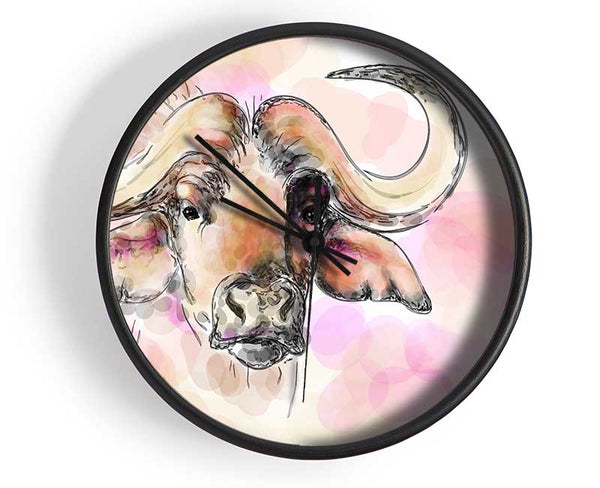 Texas Longhorn Cow Clock - Wallart-Direct UK