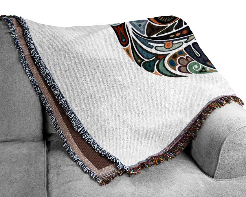 Indian Cat Woven Blanket