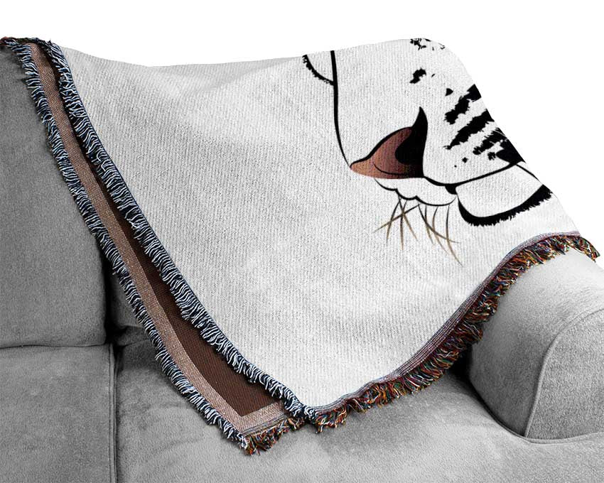 Leopard Eyes Woven Blanket