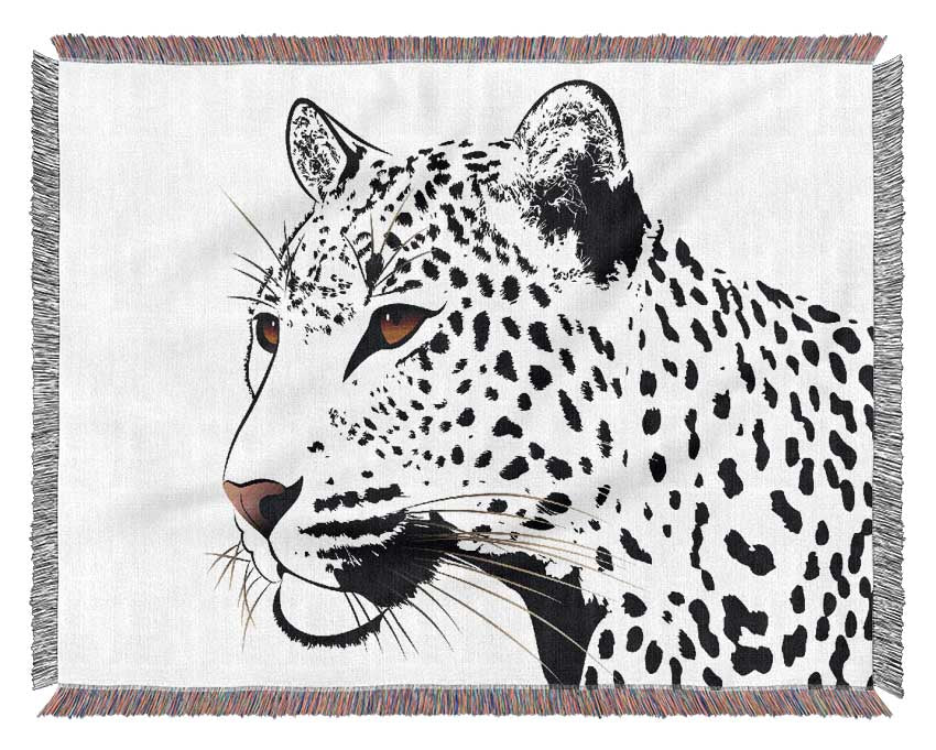 Leopard Eyes Woven Blanket