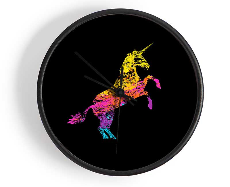 Rainbow Unicorn Clock - Wallart-Direct UK