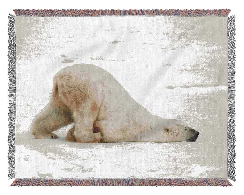 Polar Bear Itch Woven Blanket