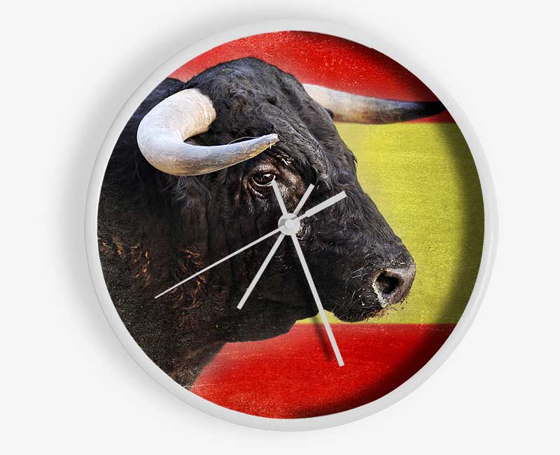 Spanish Bull Clock - Wallart-Direct UK