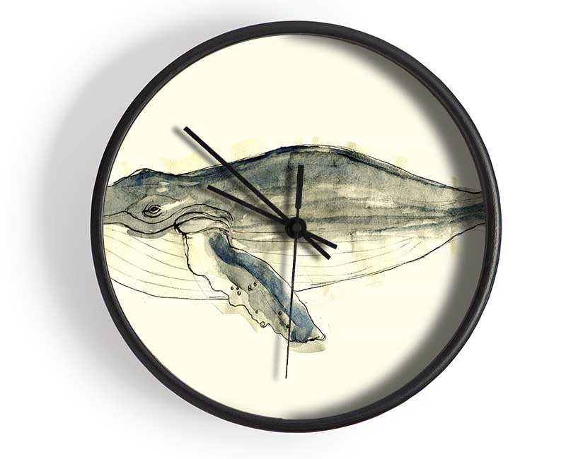 Humpback Whale Clock - Wallart-Direct UK