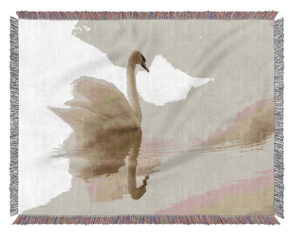 Lonesome Swan Woven Blanket