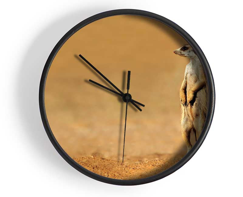 Meerkat Lost Clock - Wallart-Direct UK