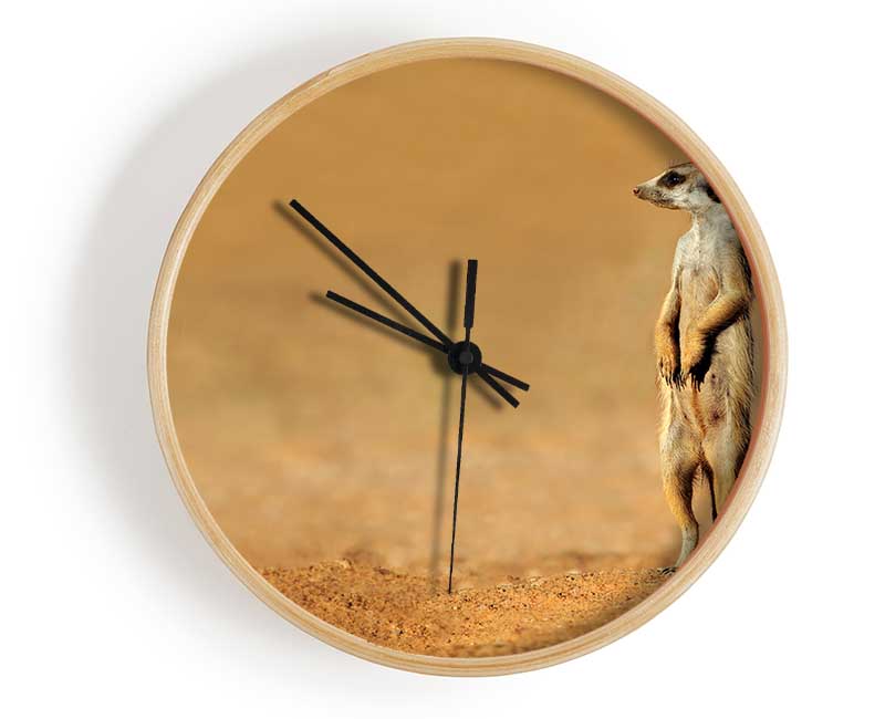 Meerkat Lost Clock - Wallart-Direct UK