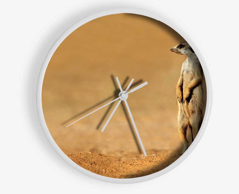 Meerkat Lost Clock - Wallart-Direct UK