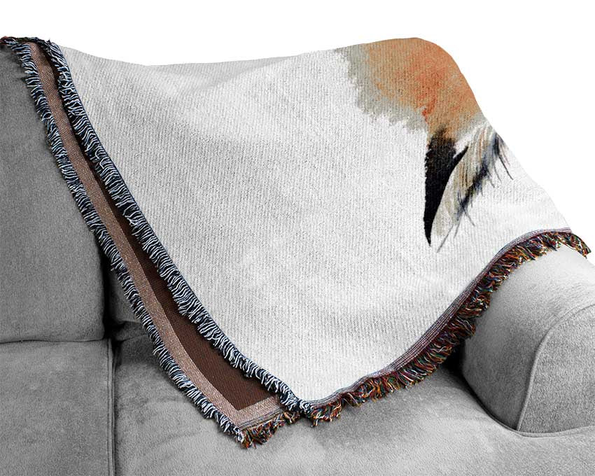 Cheeky Fox Woven Blanket