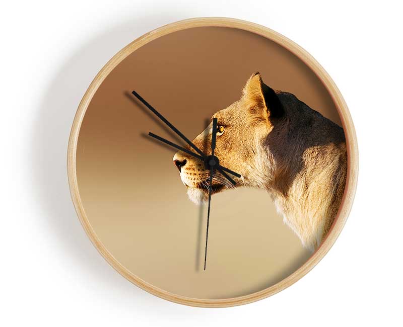 Lioness Wonder Clock - Wallart-Direct UK