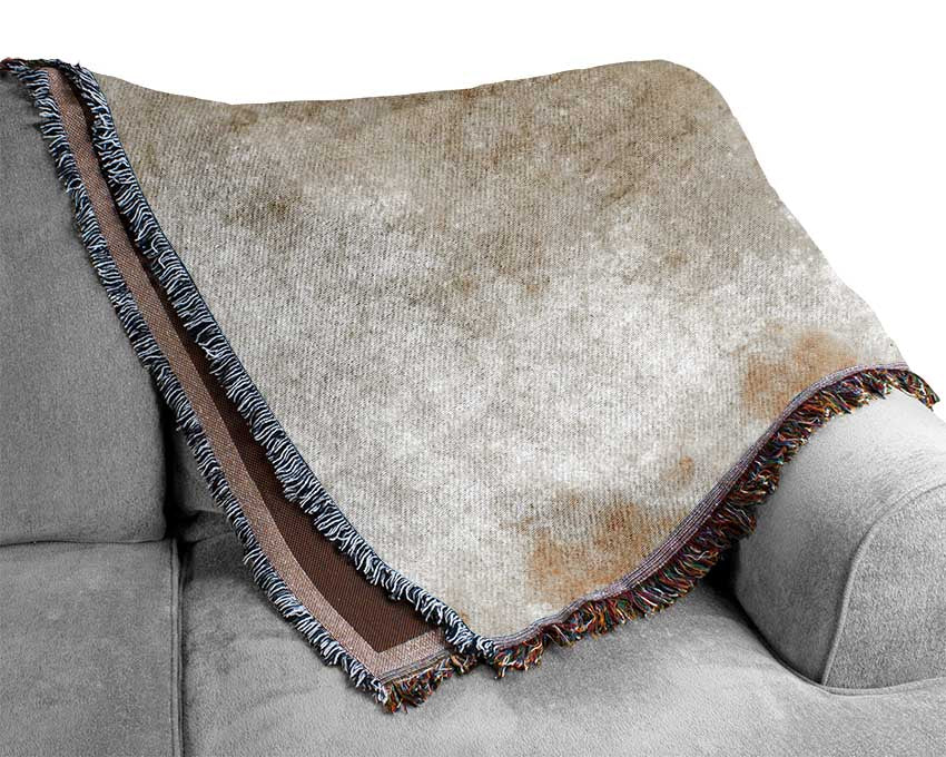 Bull Charging Woven Blanket