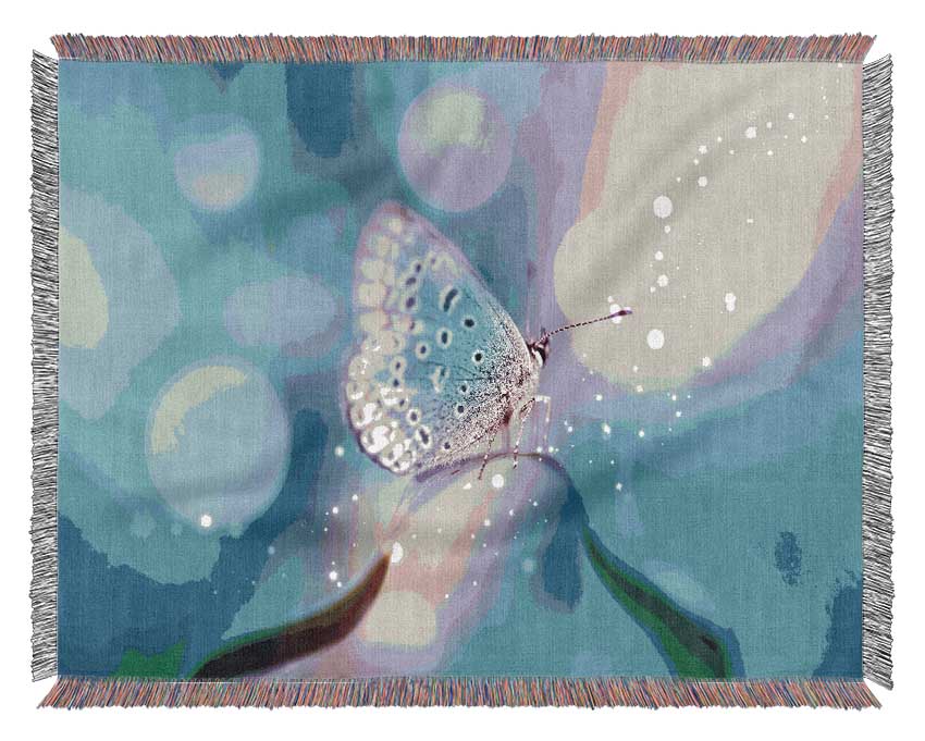 Butterfly Sparkle Woven Blanket