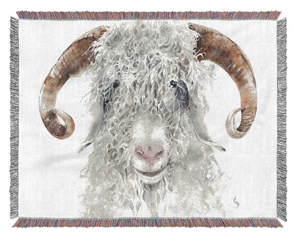 Sheep Beauty Woven Blanket