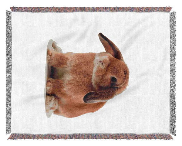 Bunny Sad Ears Woven Blanket