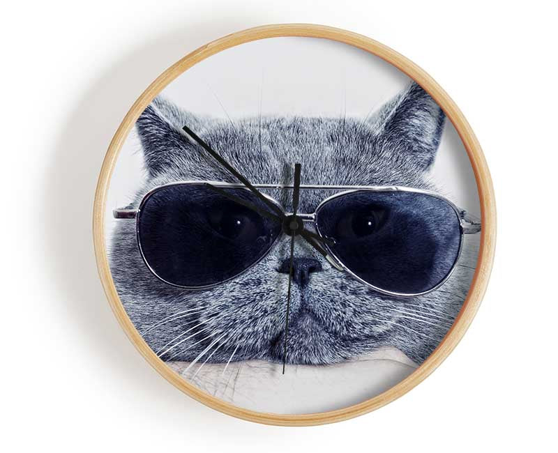 Kitty Cat Cool Clock - Wallart-Direct UK