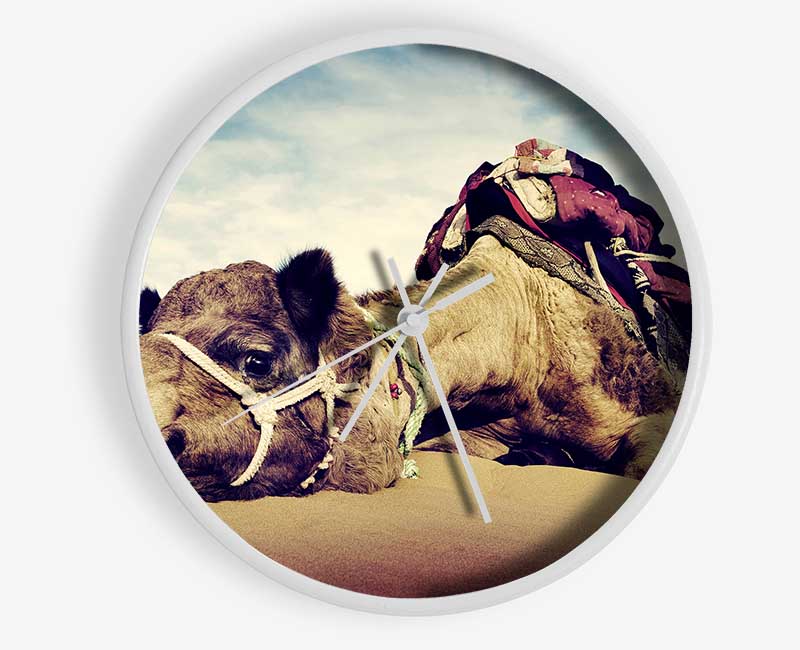 Camel Rest Clock - Wallart-Direct UK