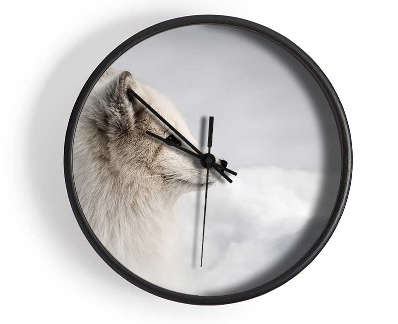 Snow Wonder Fox Clock - Wallart-Direct UK