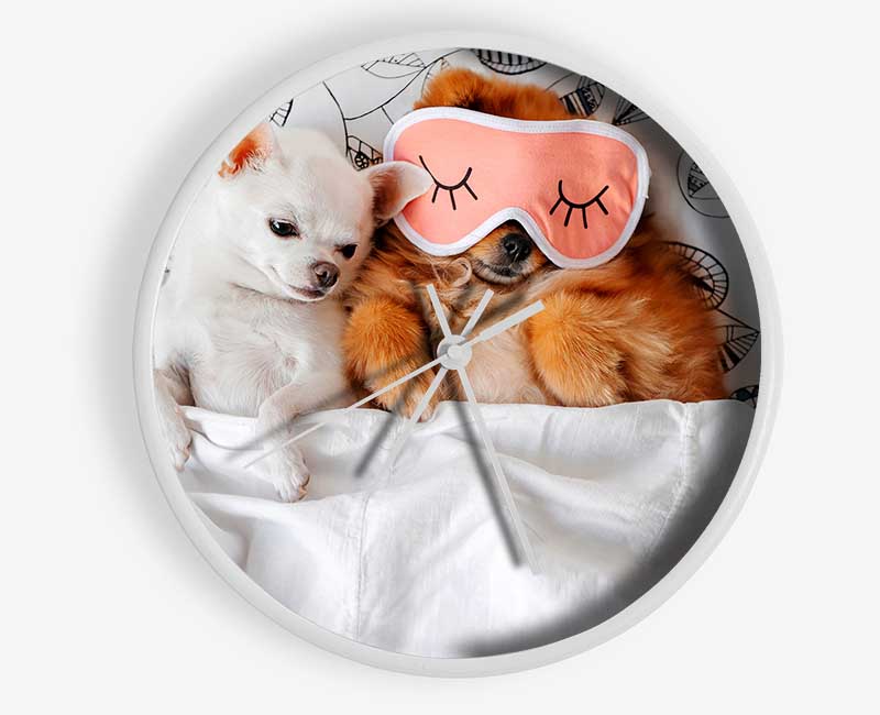 Chihuahua Bedtime Dog Love Clock - Wallart-Direct UK