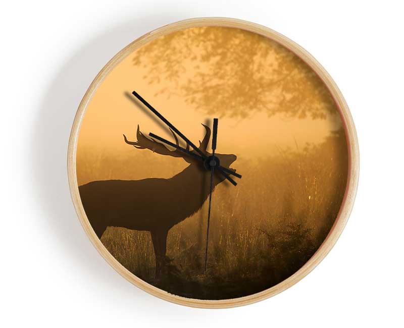 Deer Call Clock - Wallart-Direct UK