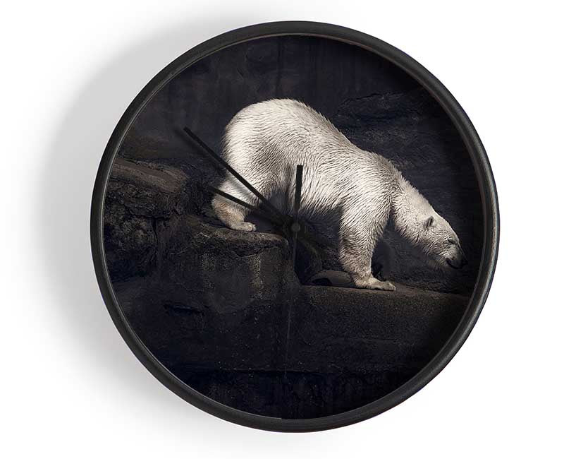 Polar Bear Hunt Clock - Wallart-Direct UK