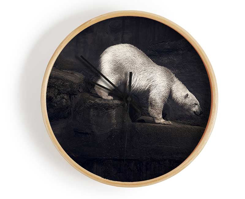 Polar Bear Hunt Clock - Wallart-Direct UK