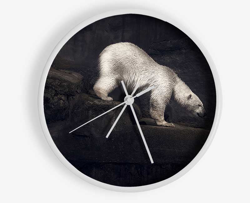 Polar Bear Hunt Clock - Wallart-Direct UK