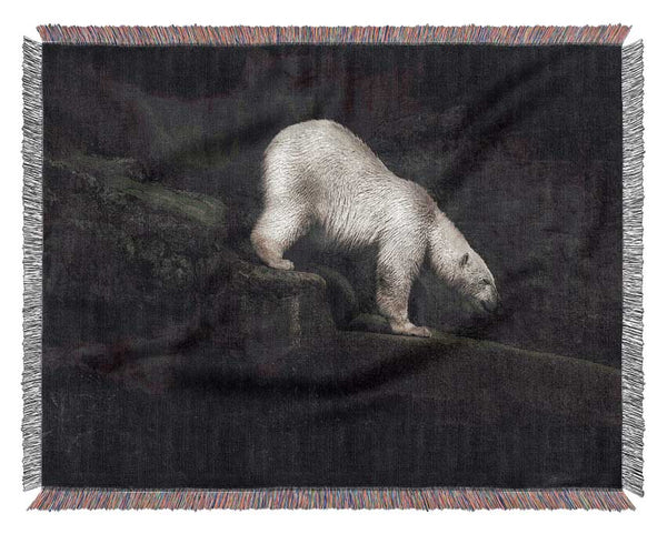 Polar Bear Hunt Woven Blanket