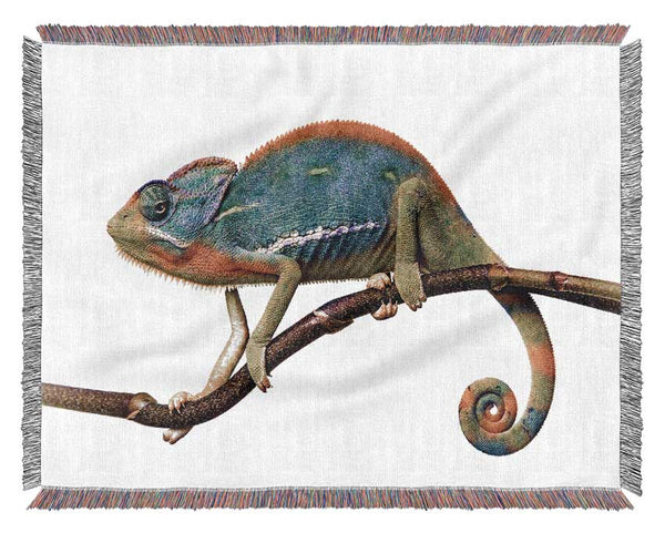 Chameleon Branch Woven Blanket