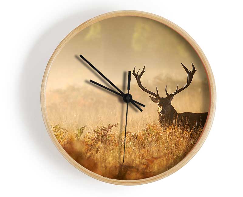 Stag Deer Sunlight Clock - Wallart-Direct UK