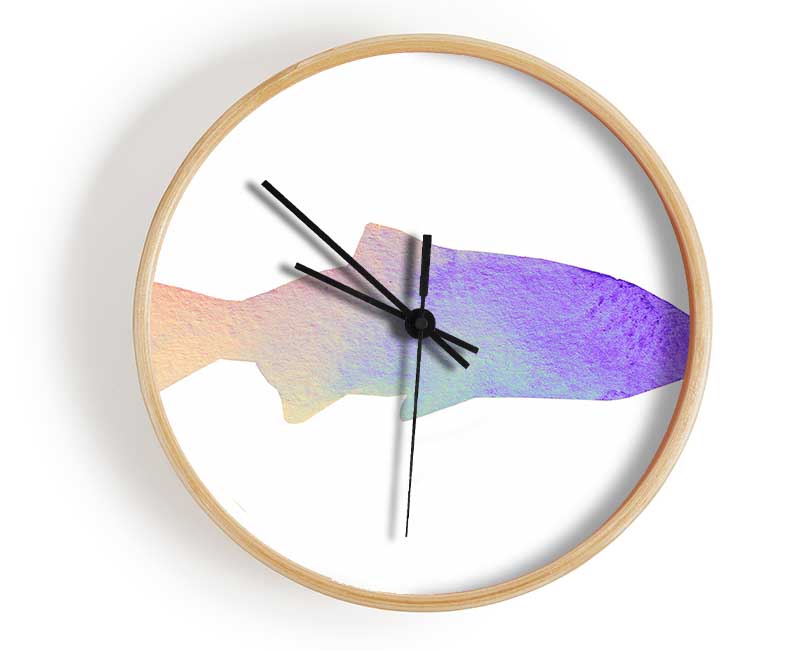 Rainbow Fish Clock - Wallart-Direct UK