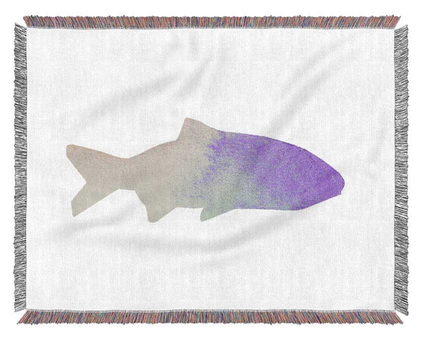 Rainbow Fish Woven Blanket