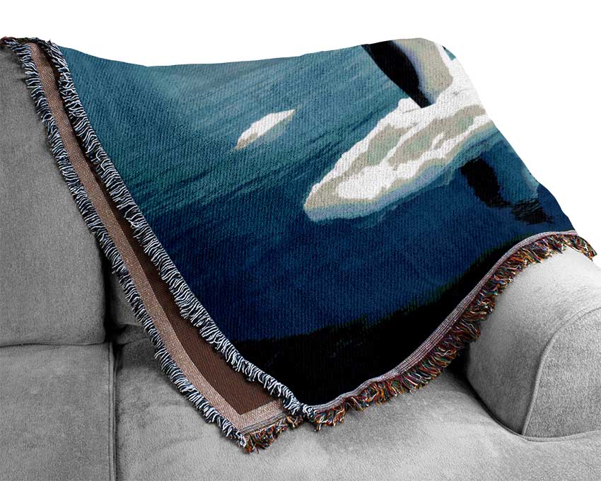 Penguin Drift Woven Blanket