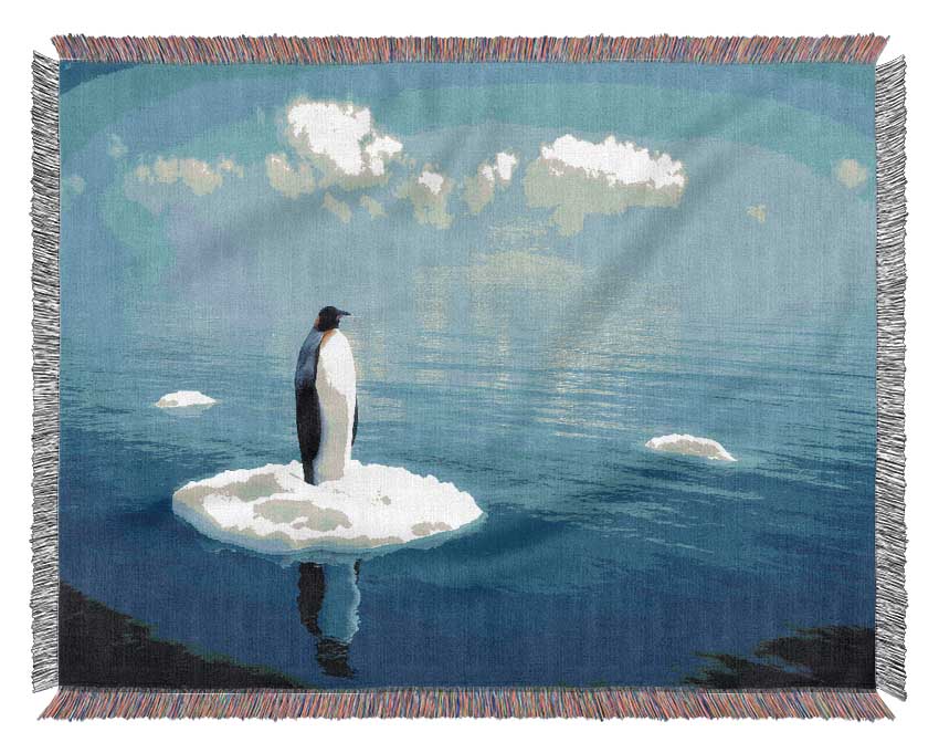 Penguin Drift Woven Blanket