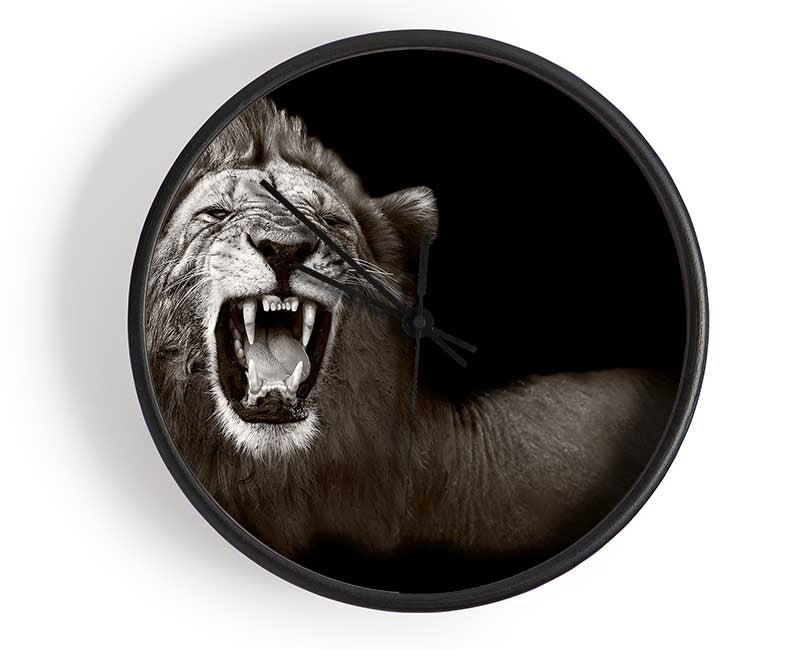 Lion Roar Clock - Wallart-Direct UK