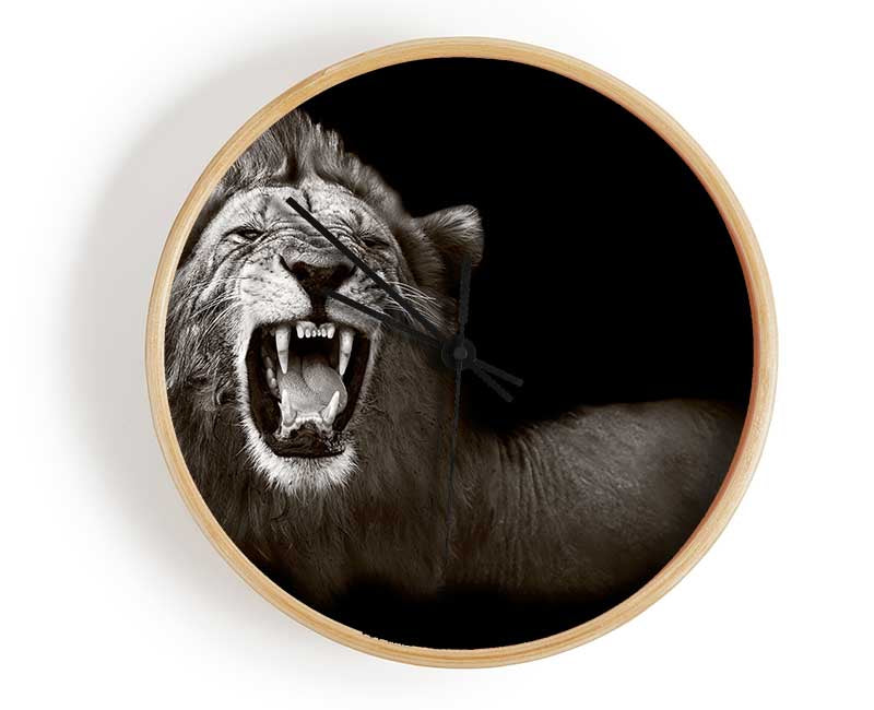 Lion Roar Clock - Wallart-Direct UK