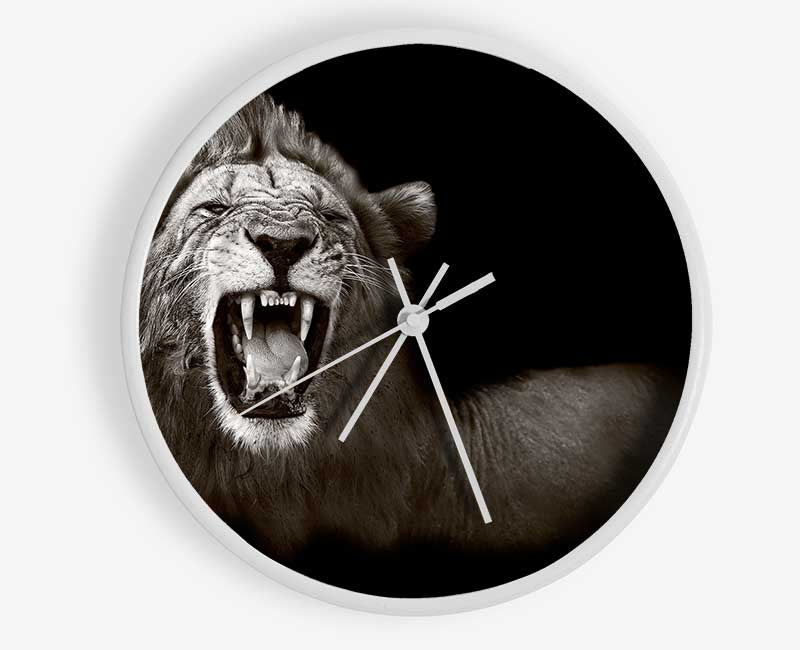 Lion Roar Clock - Wallart-Direct UK