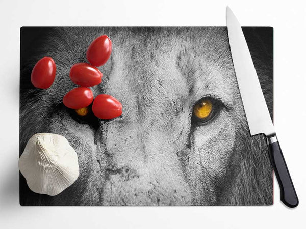 Lion Eyes Glass Chopping Board