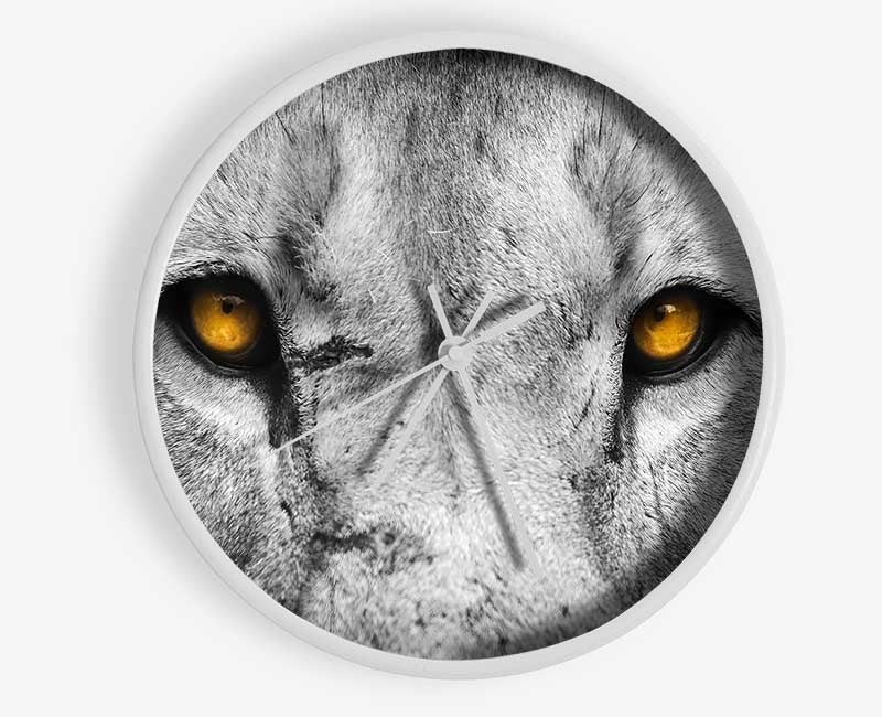 Lion Eyes Clock - Wallart-Direct UK