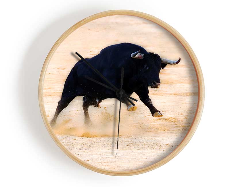 Bull Play Clock - Wallart-Direct UK