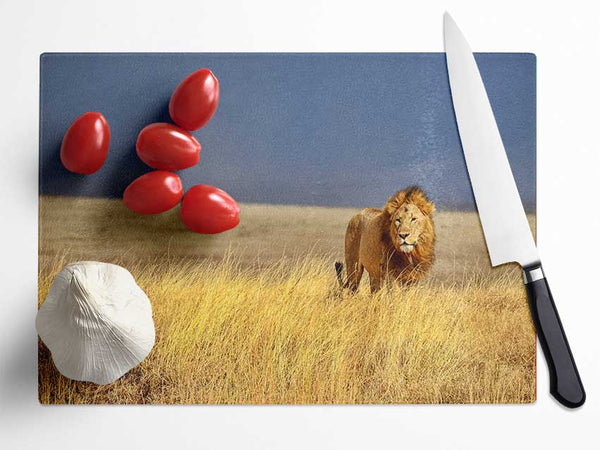 Lion Roam Glass Chopping Board