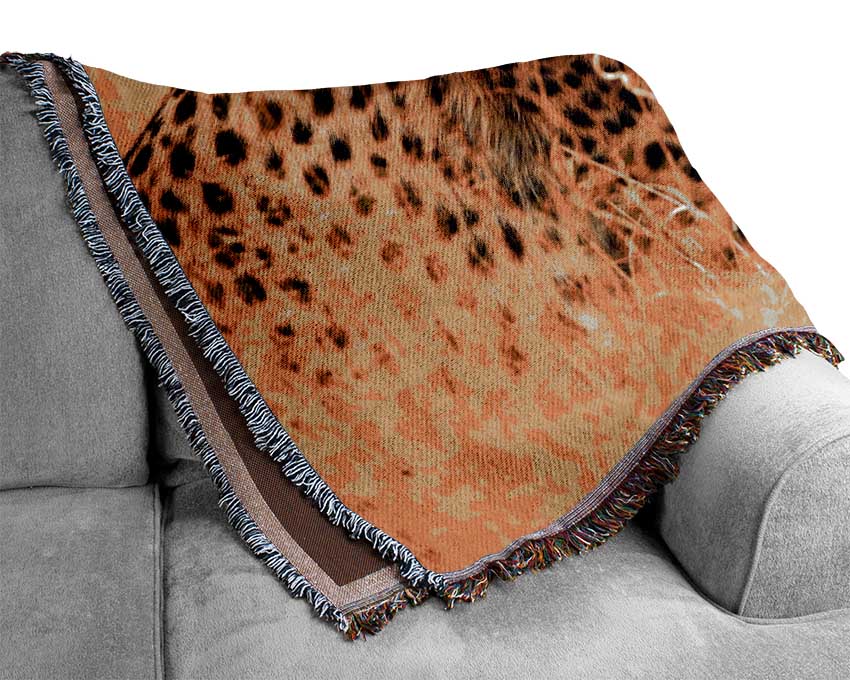 Cheetah Wash Woven Blanket