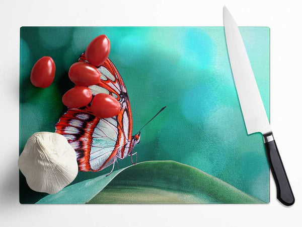 Butterfly Wings 1 Glass Chopping Board