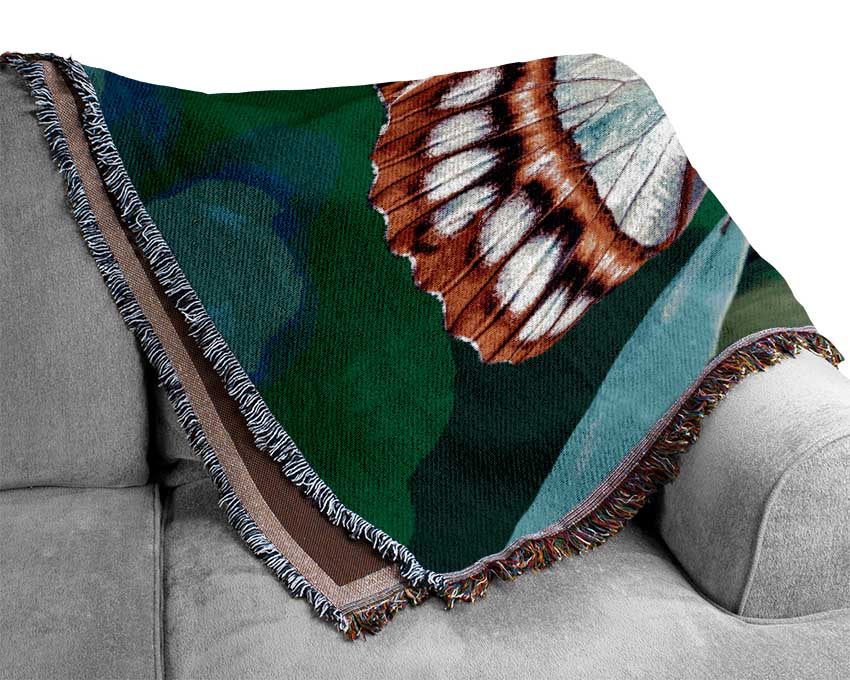 Butterfly Wings 1 Woven Blanket