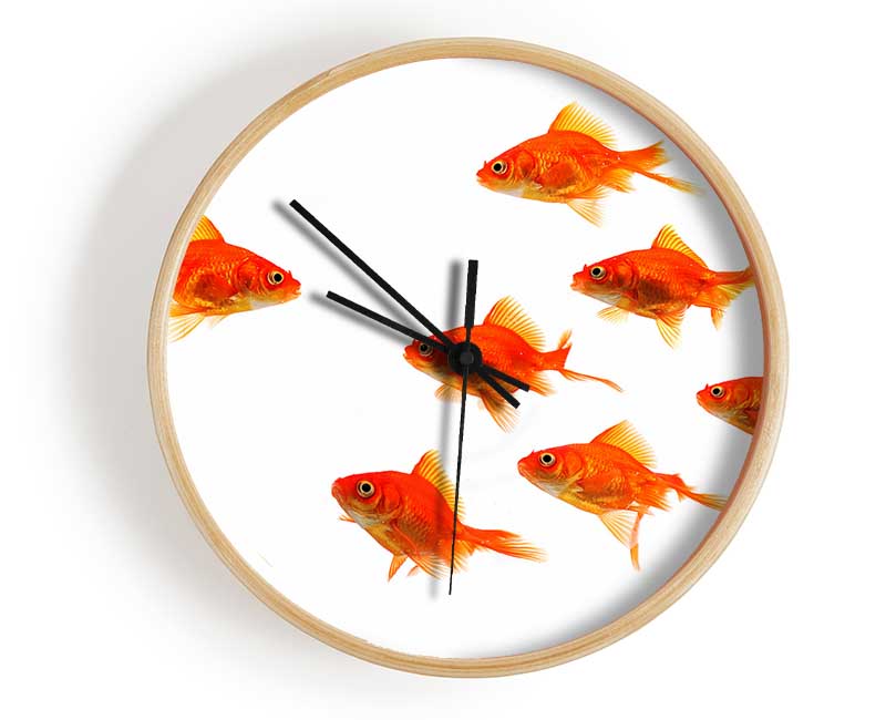 Goldfish Leader Clock - Wallart-Direct UK