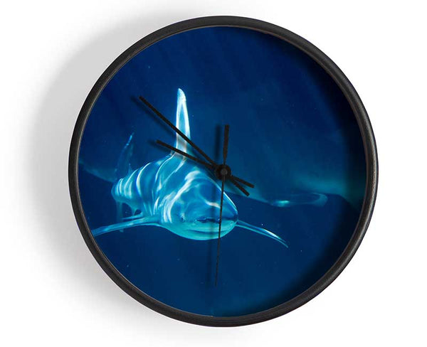 Shark Waters Clock - Wallart-Direct UK