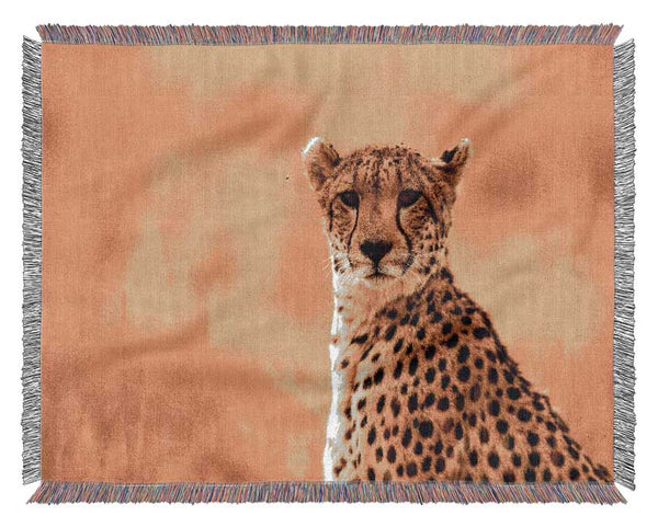 Proud Cheetah Woven Blanket