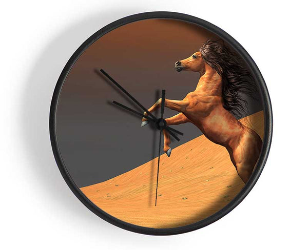 Stunning Horse Desert Clock - Wallart-Direct UK