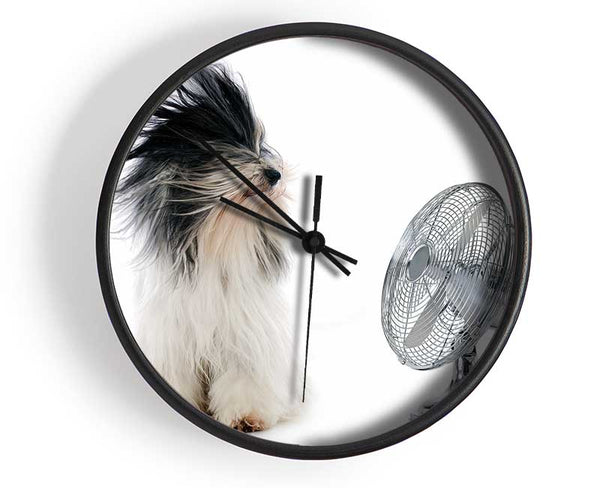 Old English Sheepdog Cooling Off Clock - Wallart-Direct UK